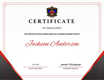 Enrollment Certificate Preview
